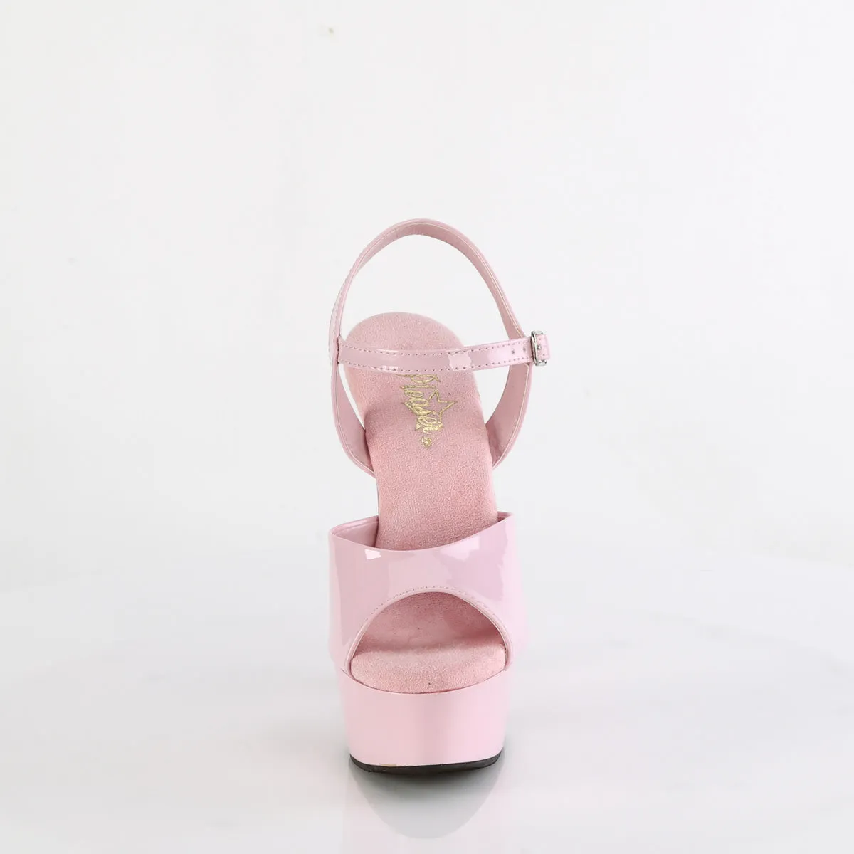 6 Inch Heel DELIGHT-609 Baby Pink Patent