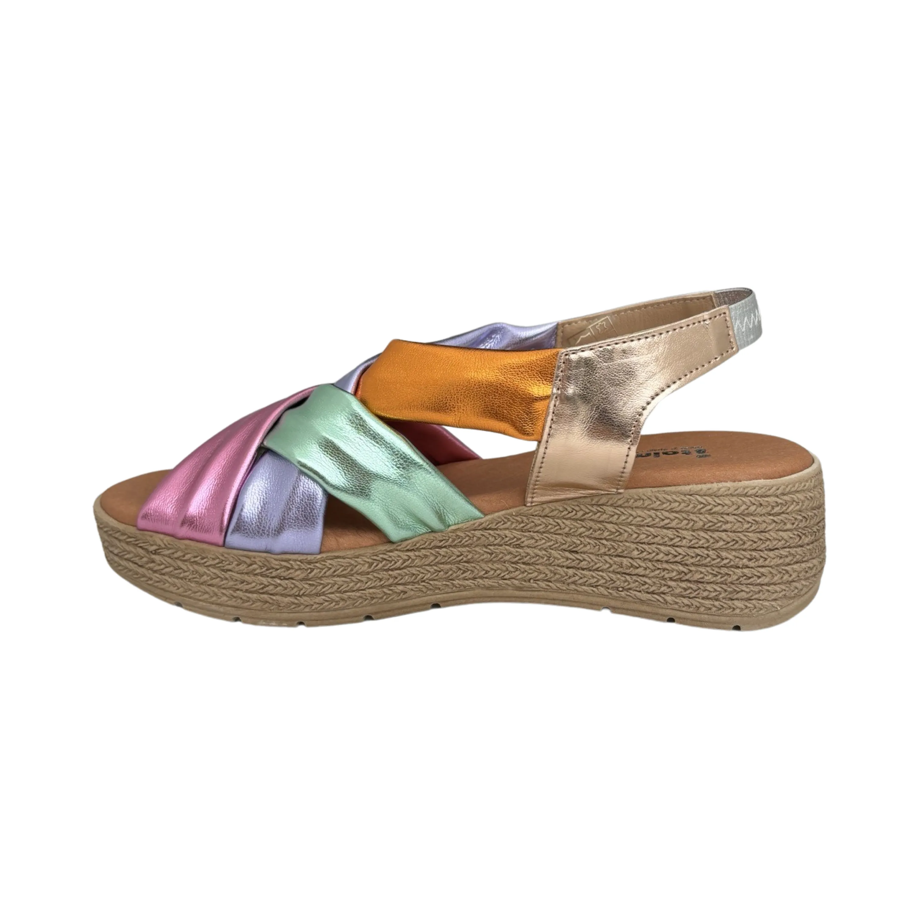 Aires Bright Metallic  Multi Sandal