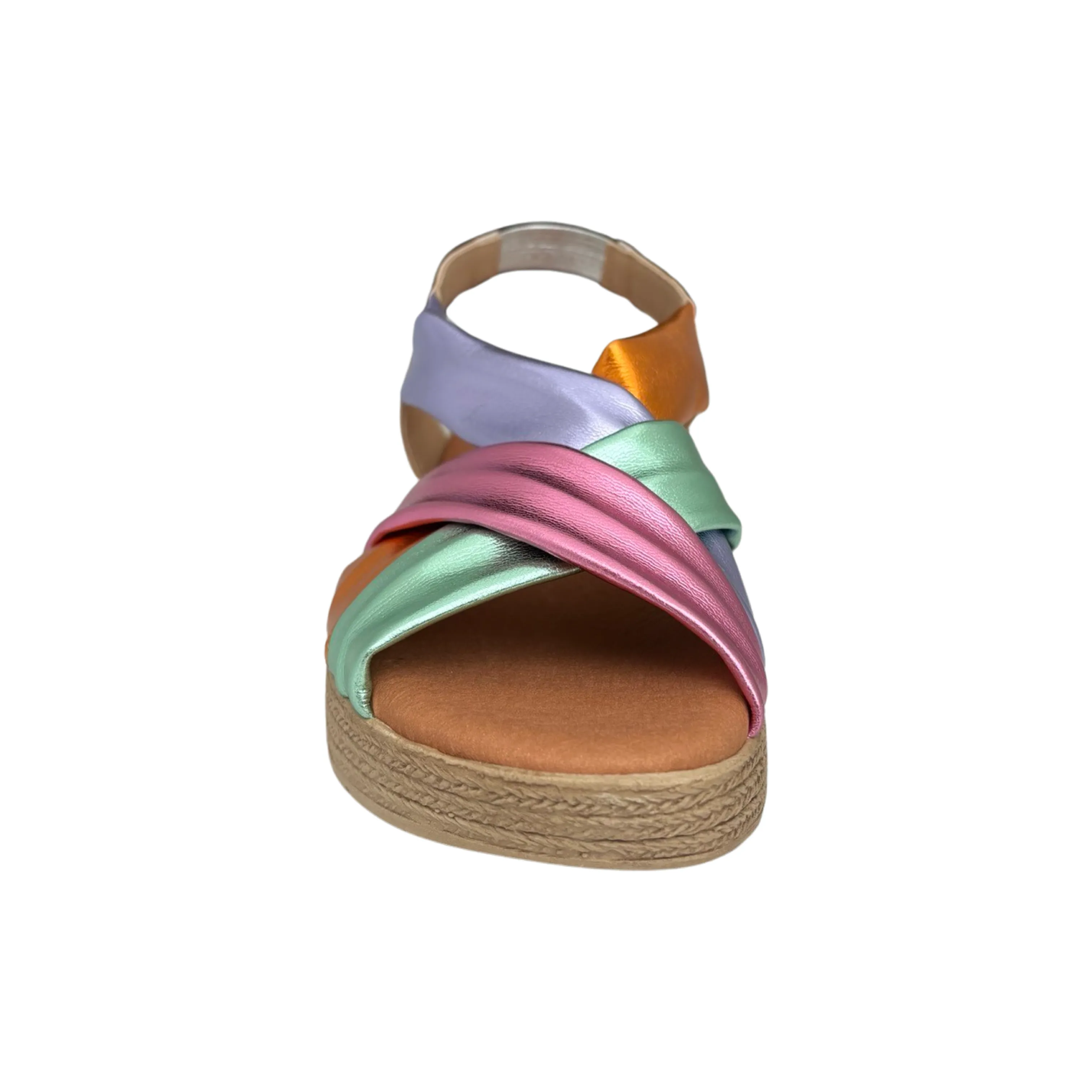 Aires Bright Metallic  Multi Sandal