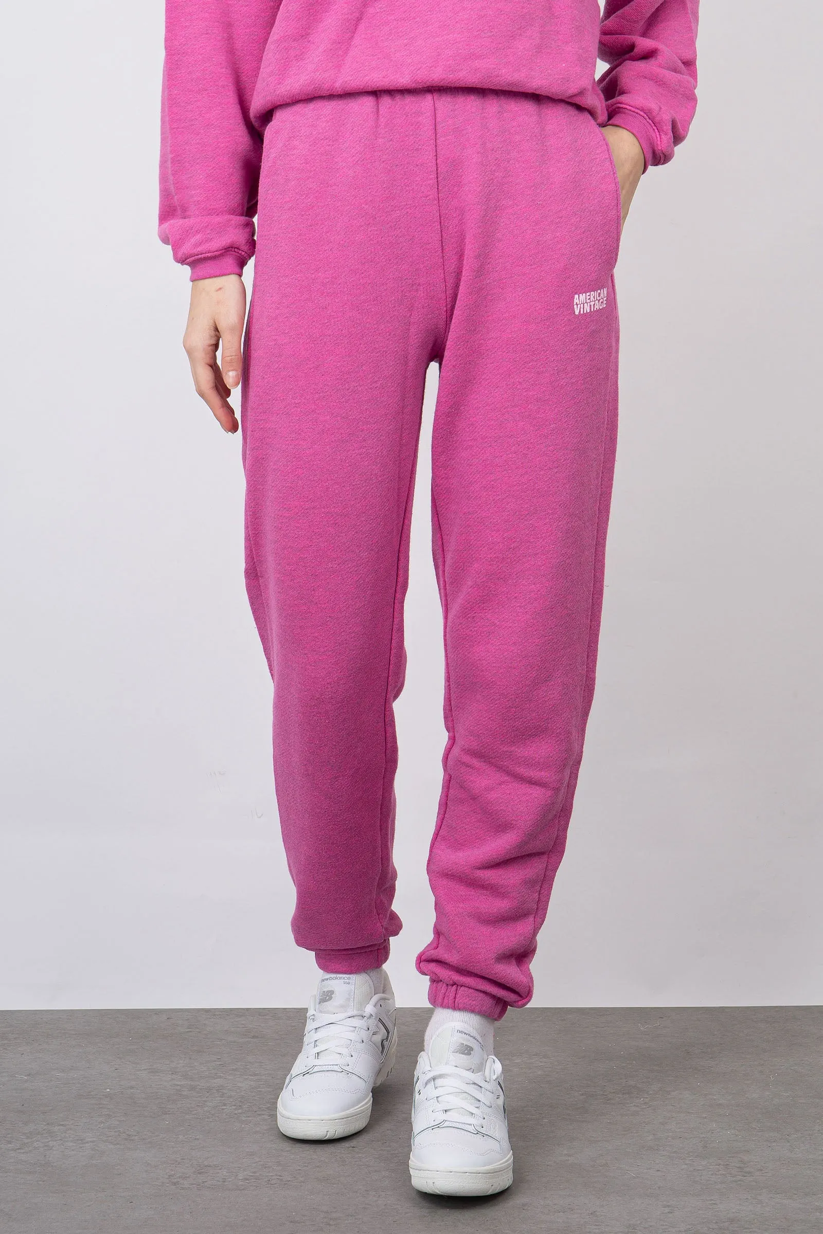 American Vintage Jogging Doven Cotone Fuxia