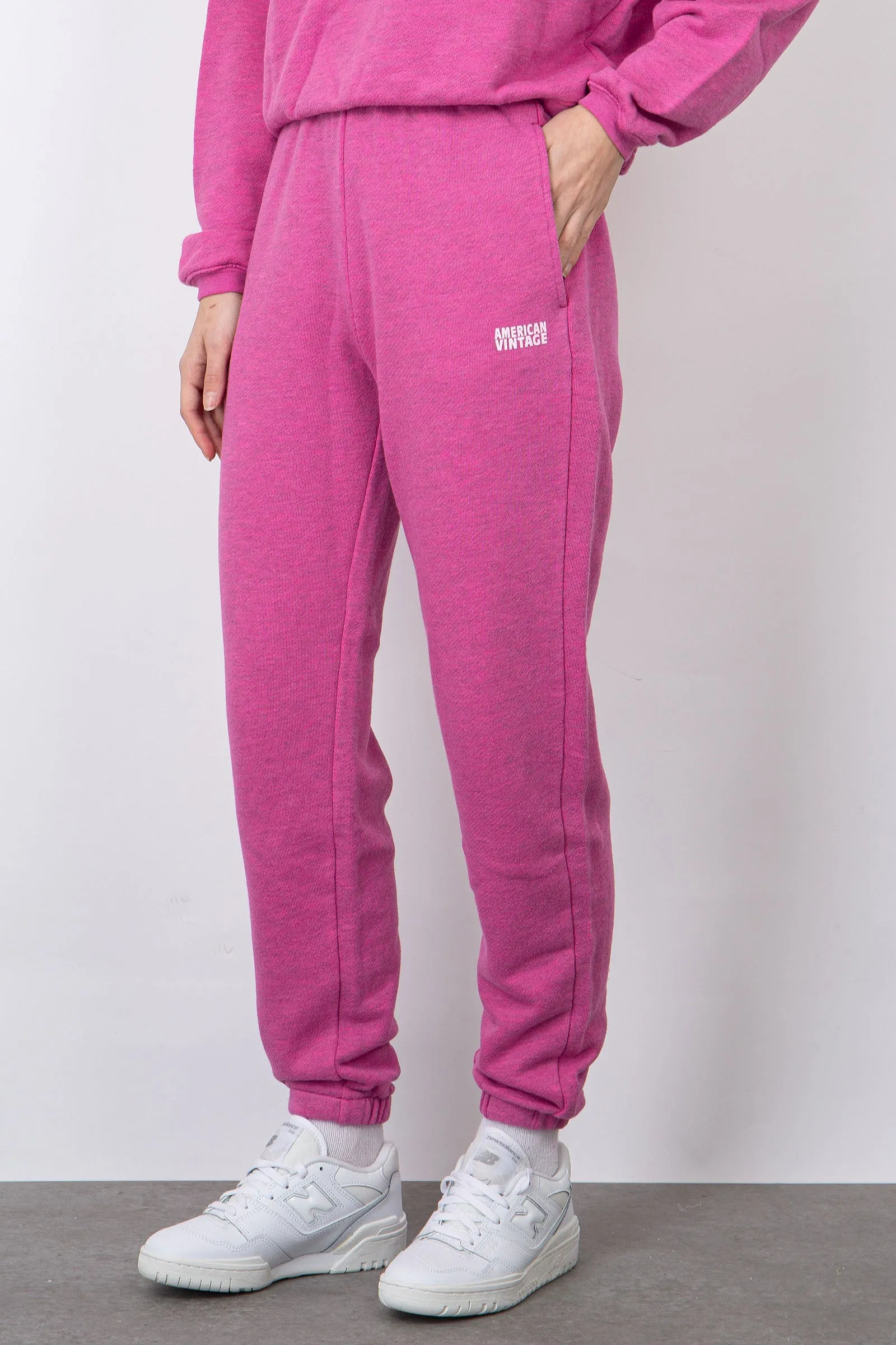 American Vintage Jogging Doven Cotone Fuxia