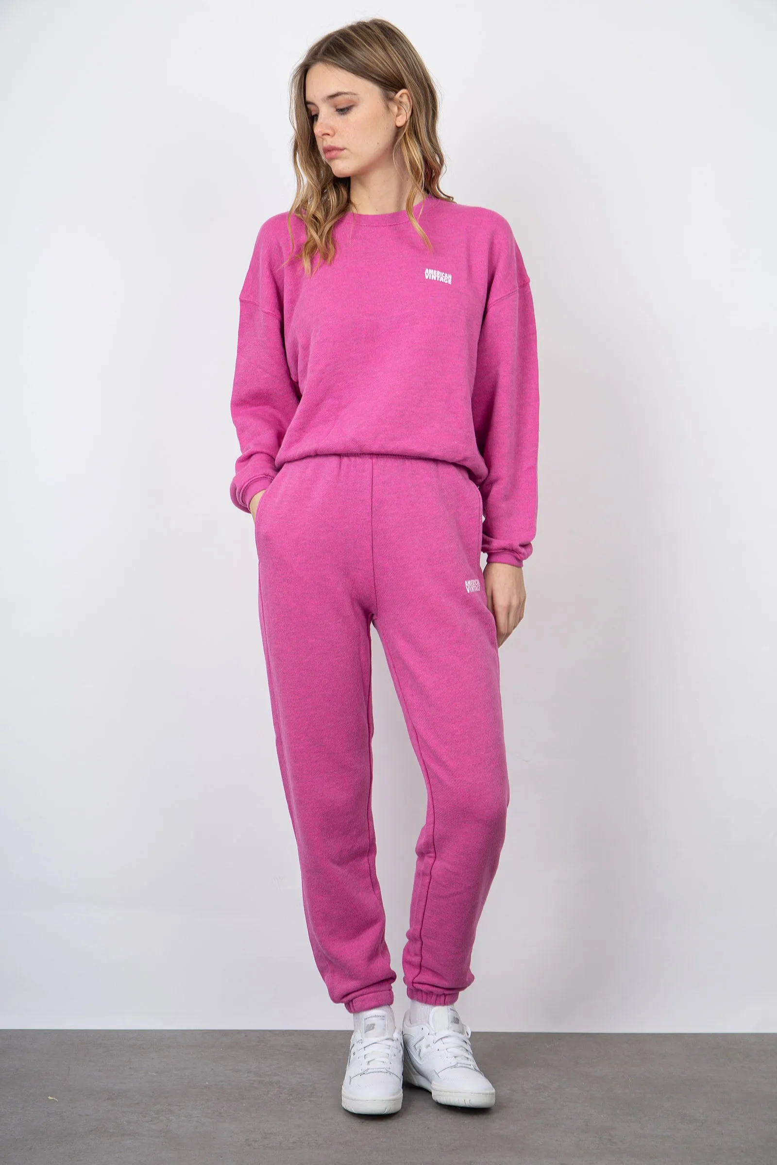 American Vintage Jogging Doven Cotone Fuxia