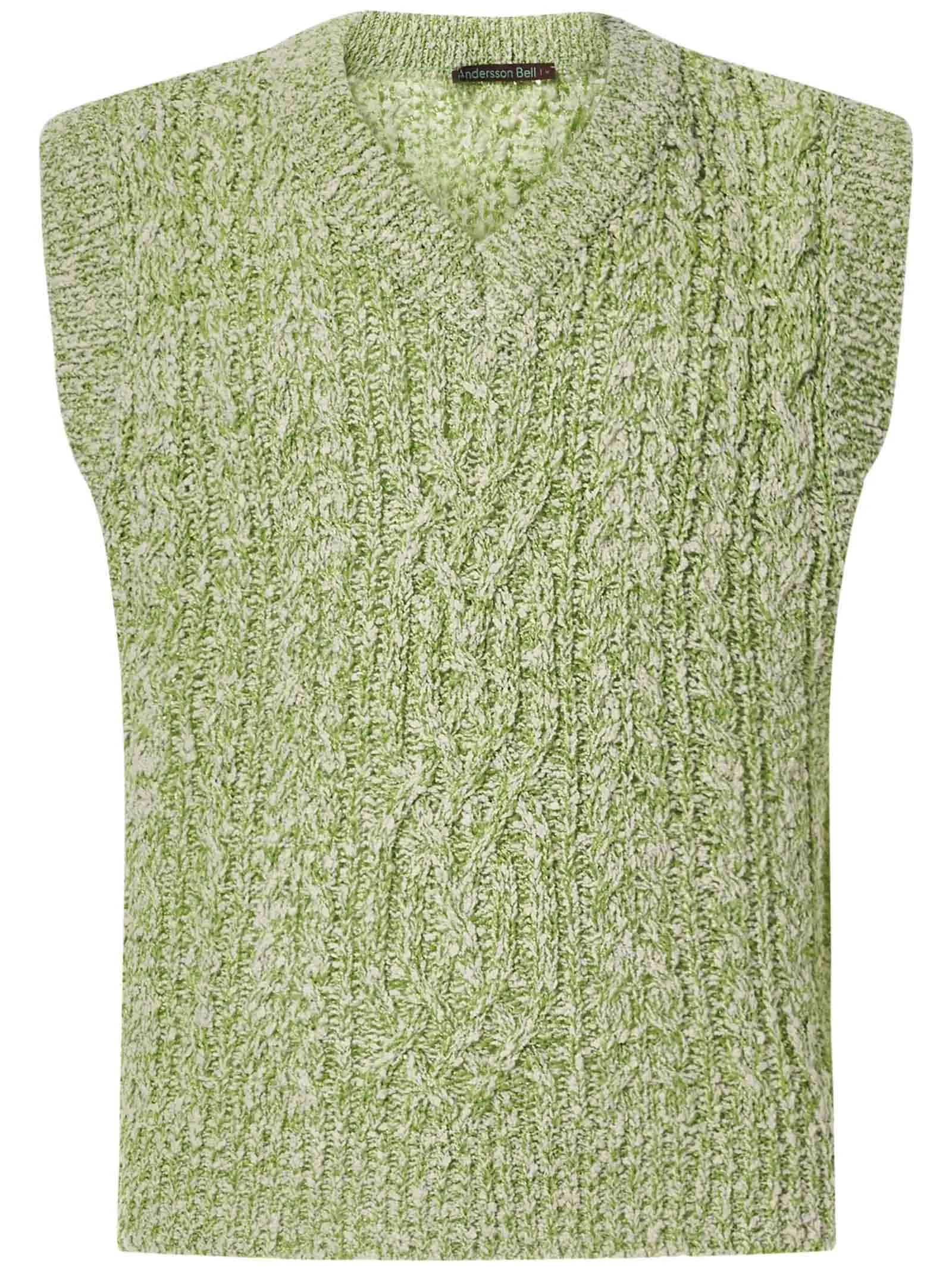 Andersson Bell V-Neck Ribbed Knit Vest