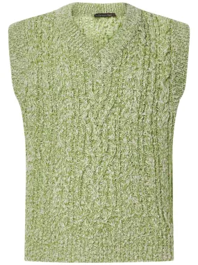 Andersson Bell V-Neck Ribbed Knit Vest