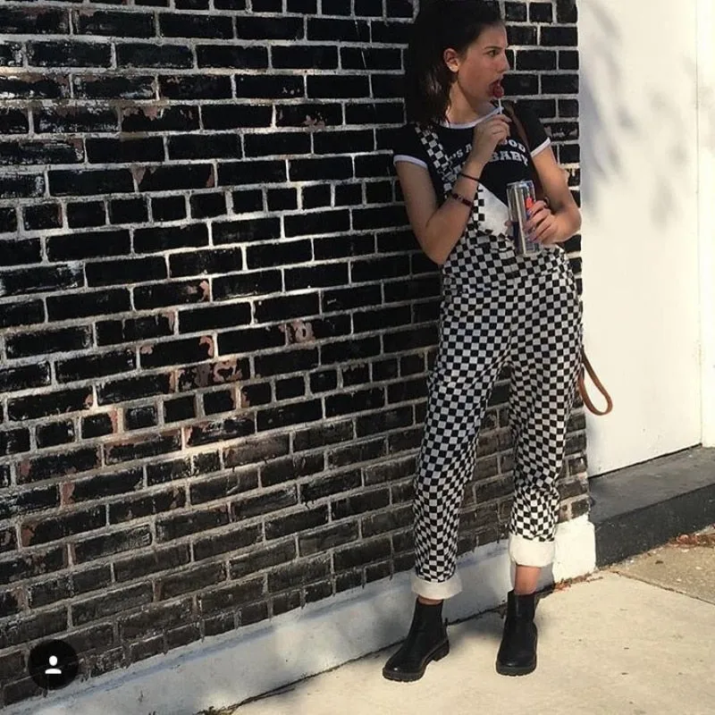 Artsy Checker Jumpsuit