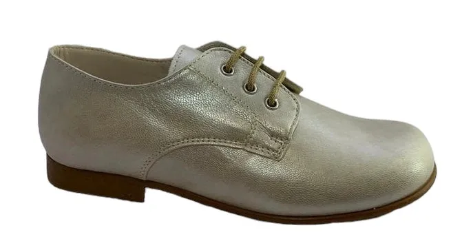 Beberlis Boys Siria Salinas Leather Oxford Dress Shoes