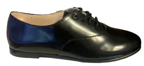 Beberlis Catina Black Leather Trendy Oxford Dress Shoes