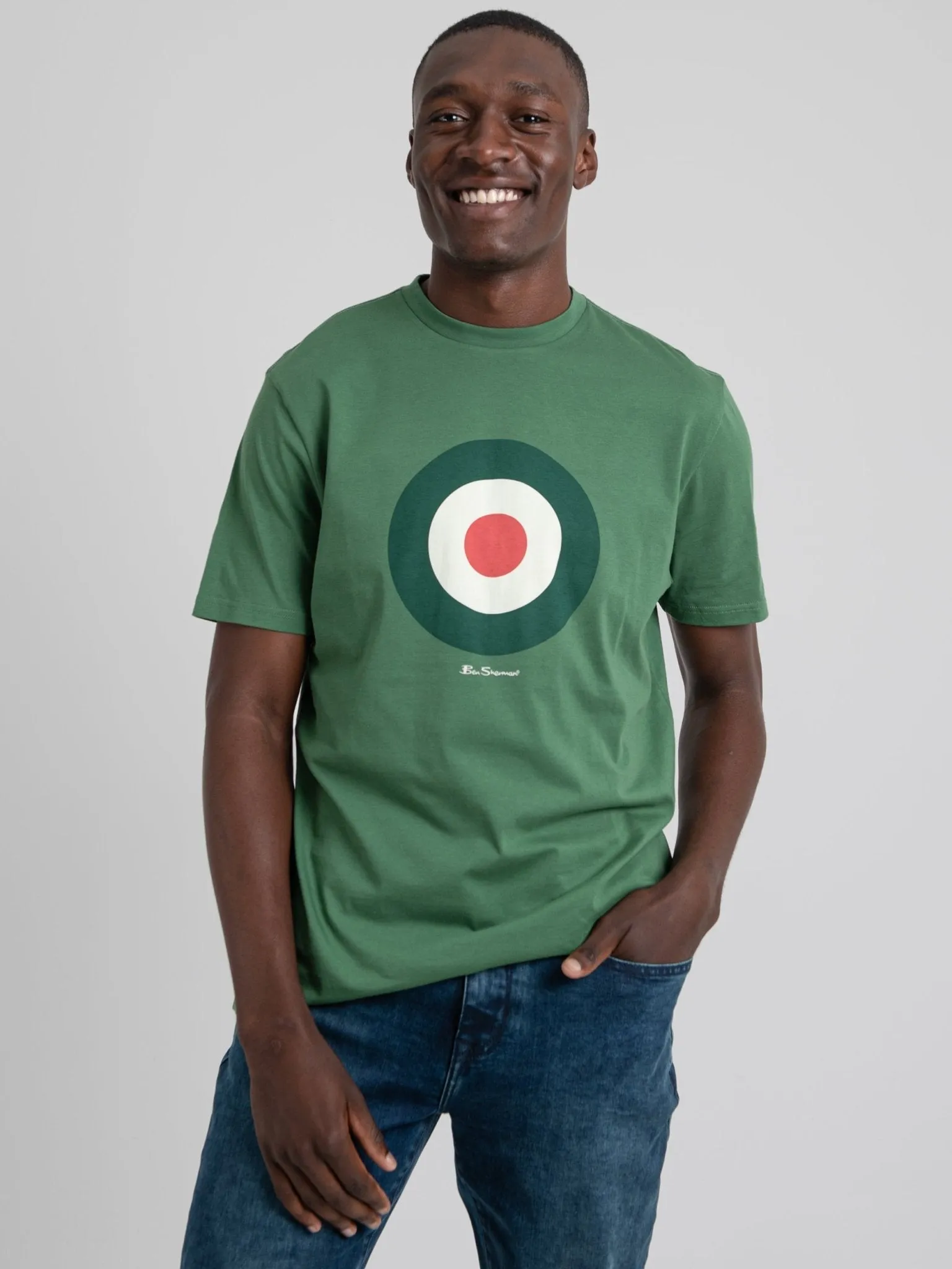 Ben Sherman W47812 Target T-Shirt Fern