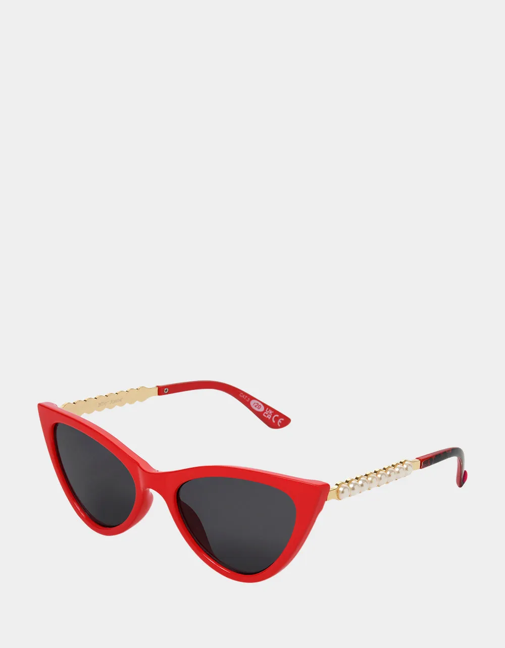 BETSEYS PEARL CAT SUNNIES RED