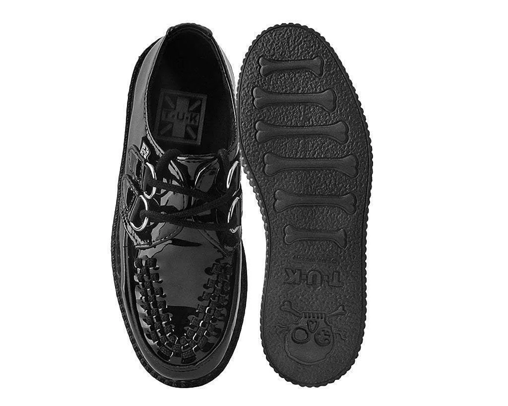 Black Patent Viva Low Sole Creeper