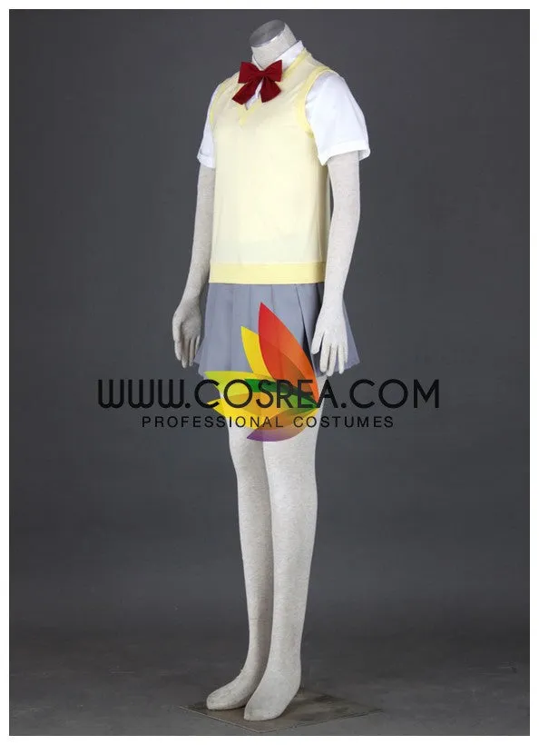 Bleach Karakura High School Female Fall Cosplay Costume