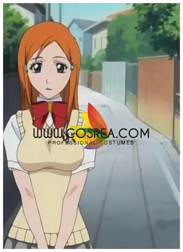 Bleach Karakura High School Female Fall Cosplay Costume