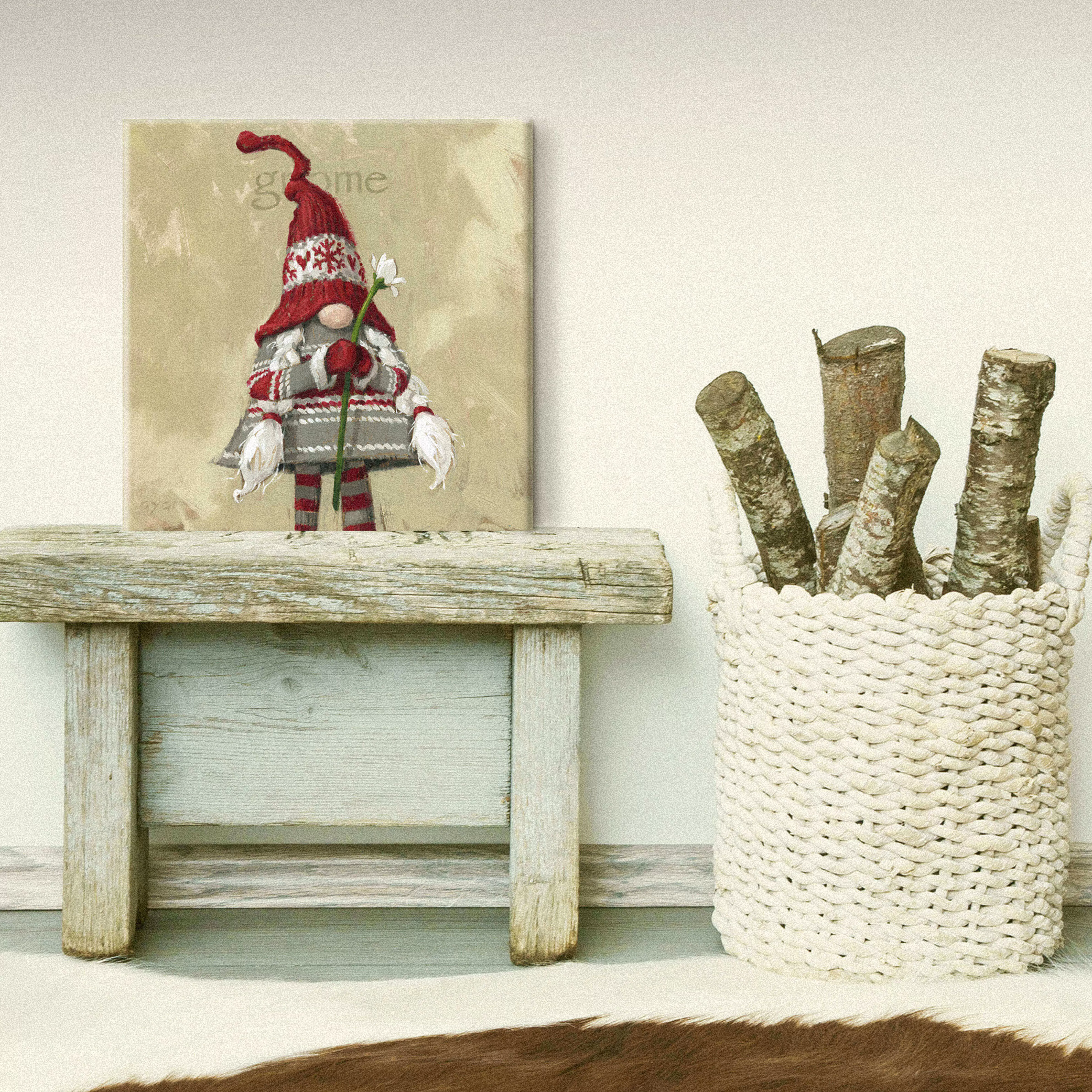 Boy Gnome Giclee Wall Art