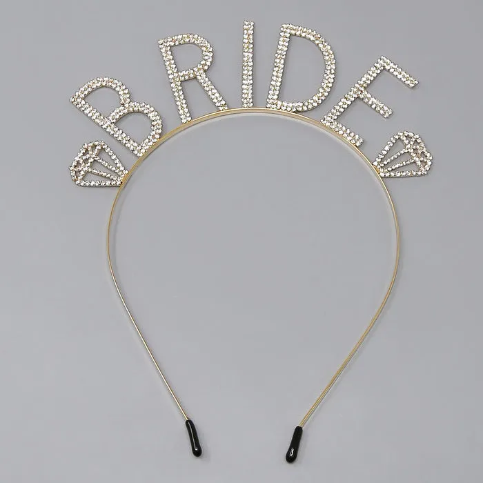 BRIDE Rhinestone Pave Headband