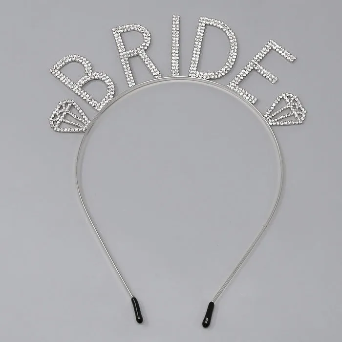 BRIDE Rhinestone Pave Headband