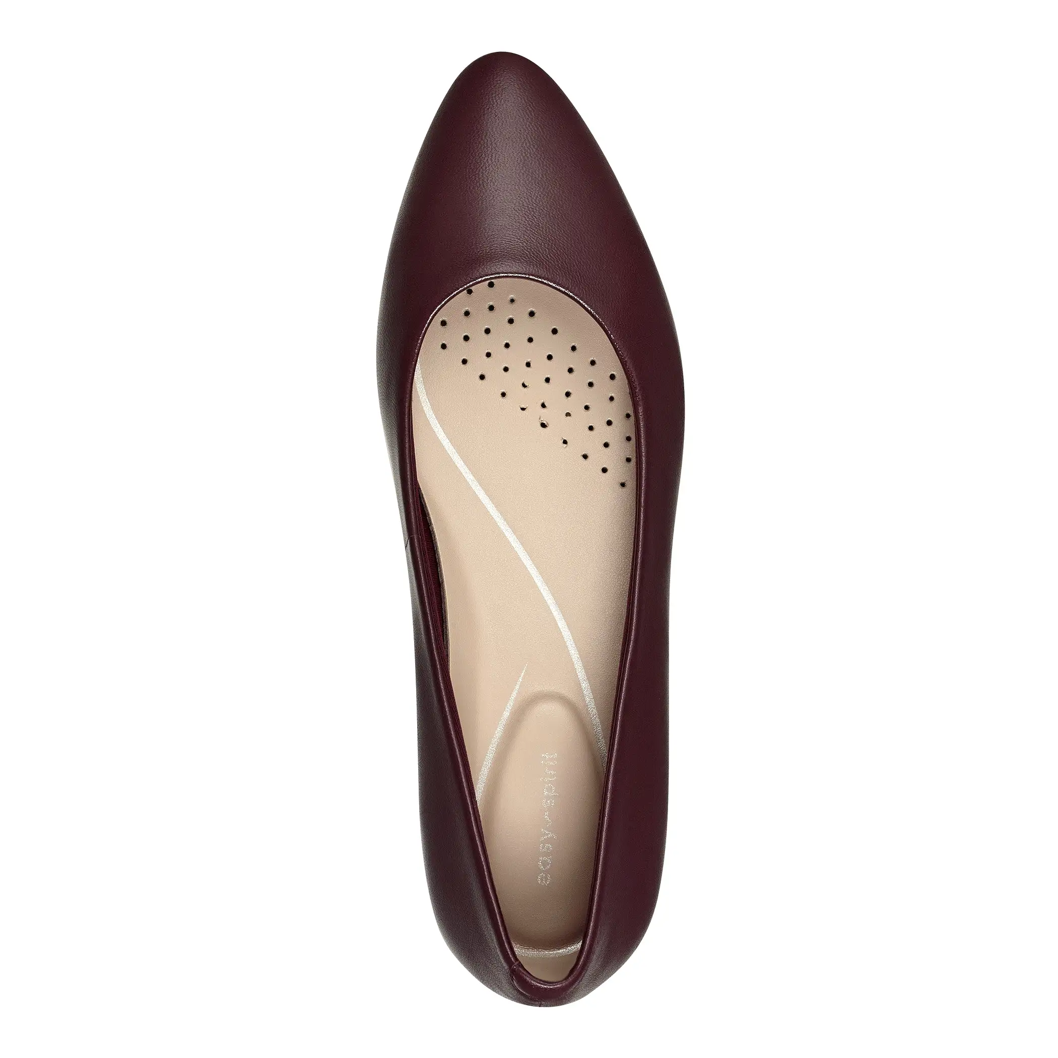 Caldise Leather Low Heel Dress Shoes