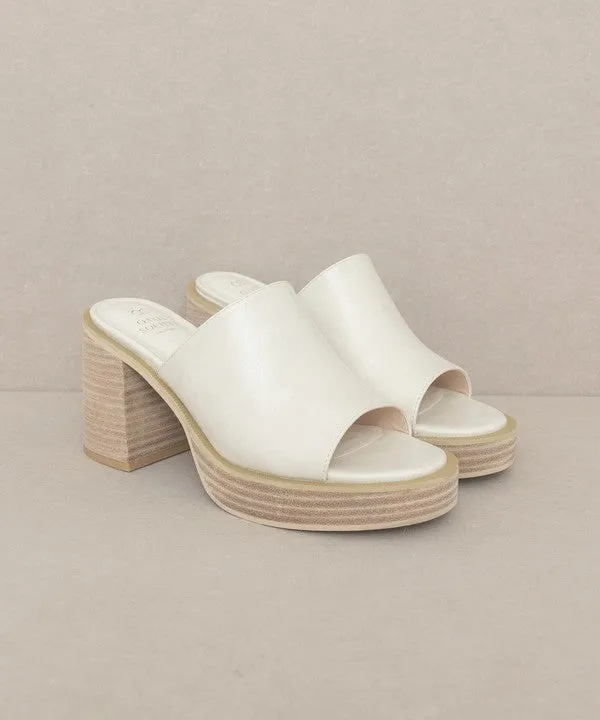 Camille Platform Slide Heel