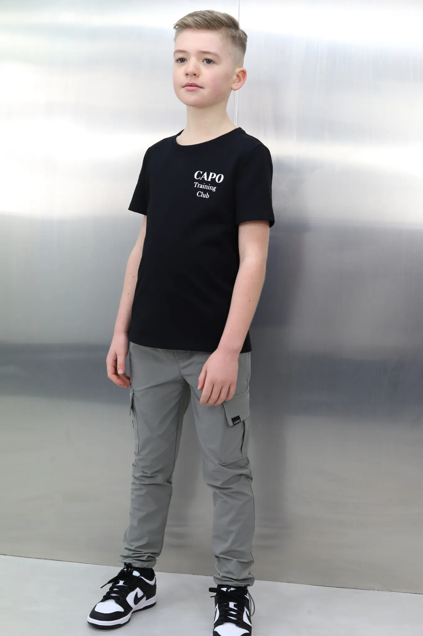 Capo KIDS - UTILITY Cargo Pant Toggle V2 - Light Grey