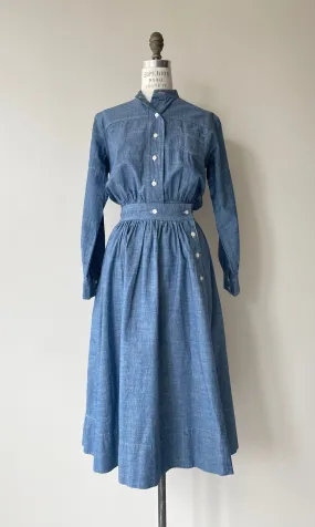 Chambray Chore Dress