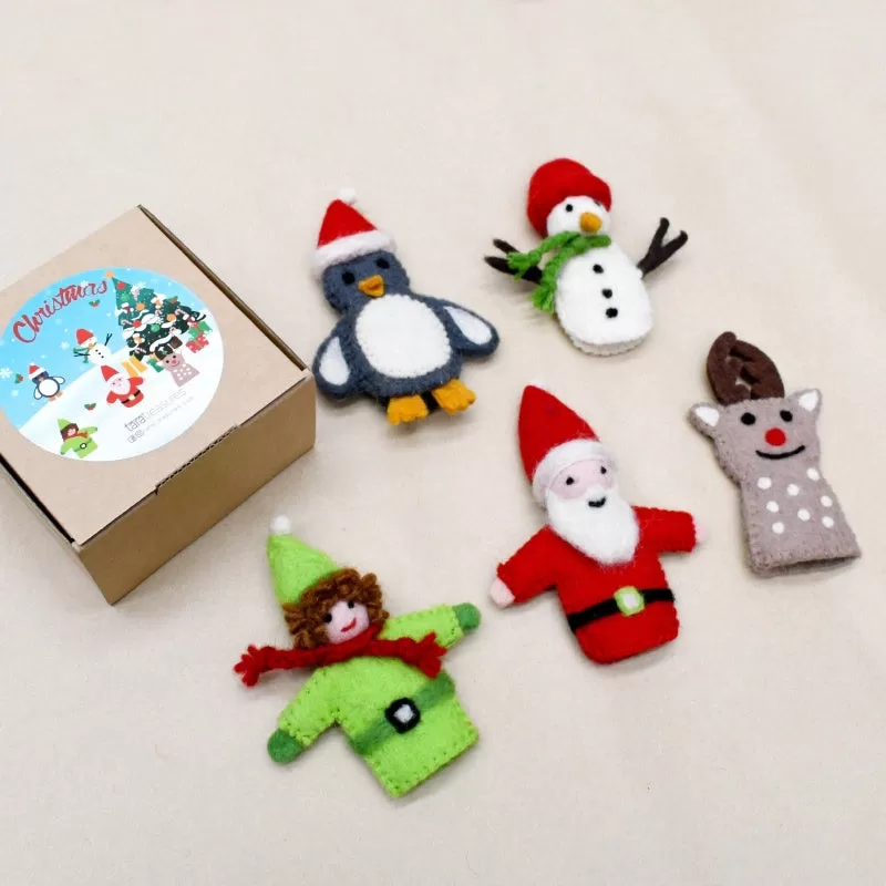 Christmas Finger Puppet Set