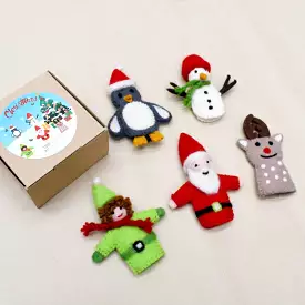 Christmas Finger Puppet Set