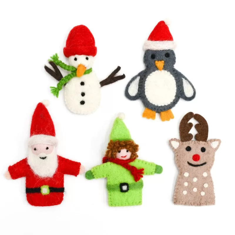 Christmas Finger Puppet Set