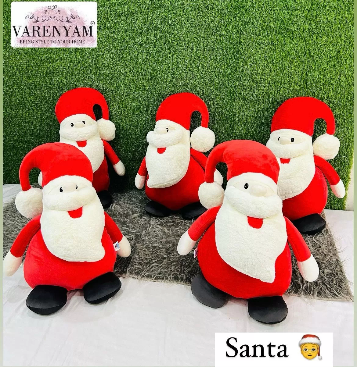 Christmas Special Santa Cushion cum Ac Blanket for Kids-ANUB001SB