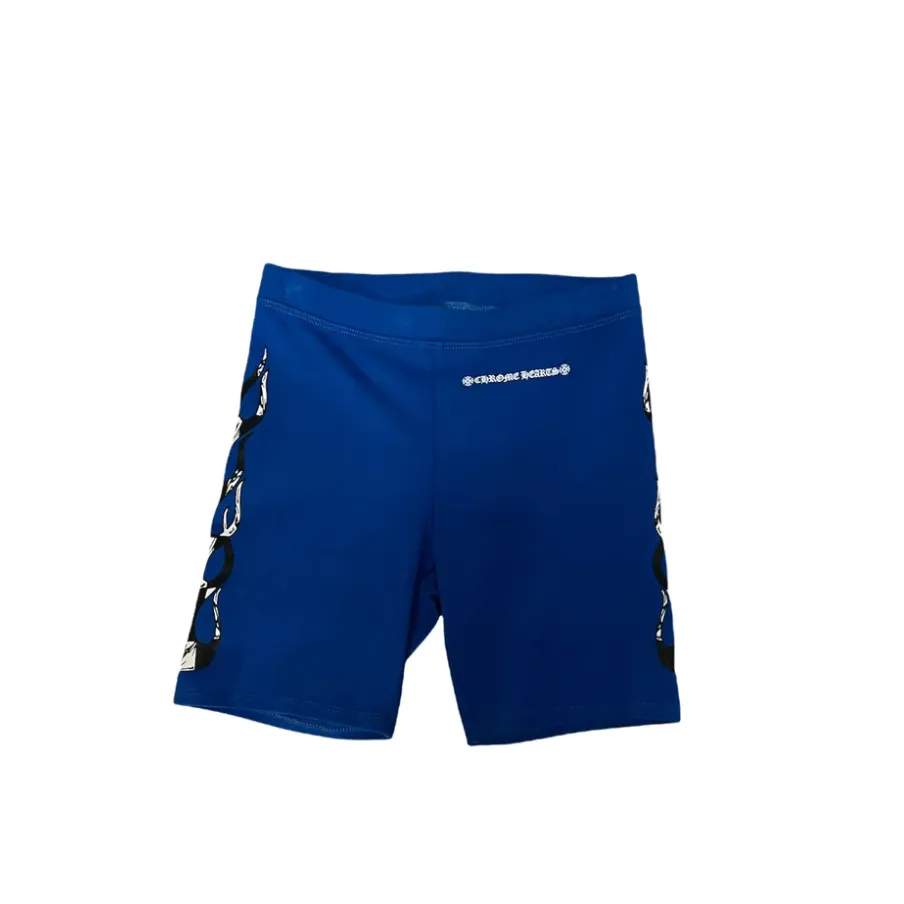 Chrome Hearts Biker Shorts (Blue)