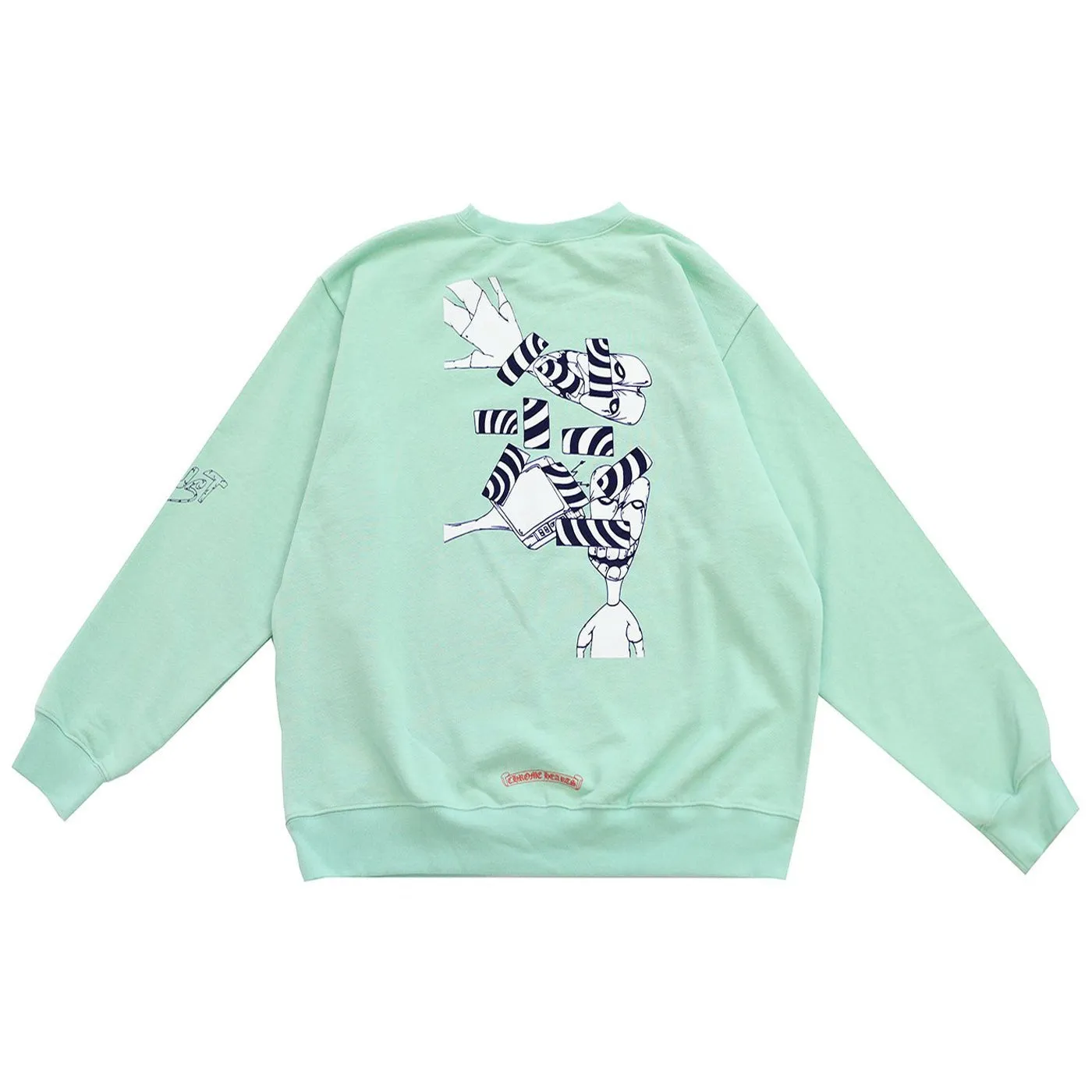 Chrome Hearts Matty Boy Lust Crewneck Sweatshirt Seafoam