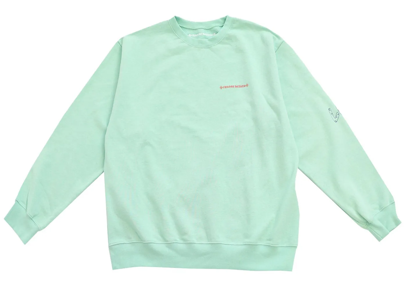 Chrome Hearts Matty Boy Lust Crewneck Sweatshirt Seafoam