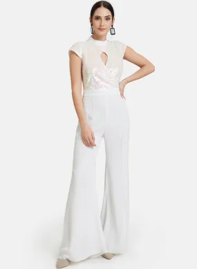 Clear Sequins Jumpsuit