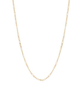 Collier Figaro Chain Necklace 14K