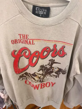 Coors Orginal Cowboy Crewneck