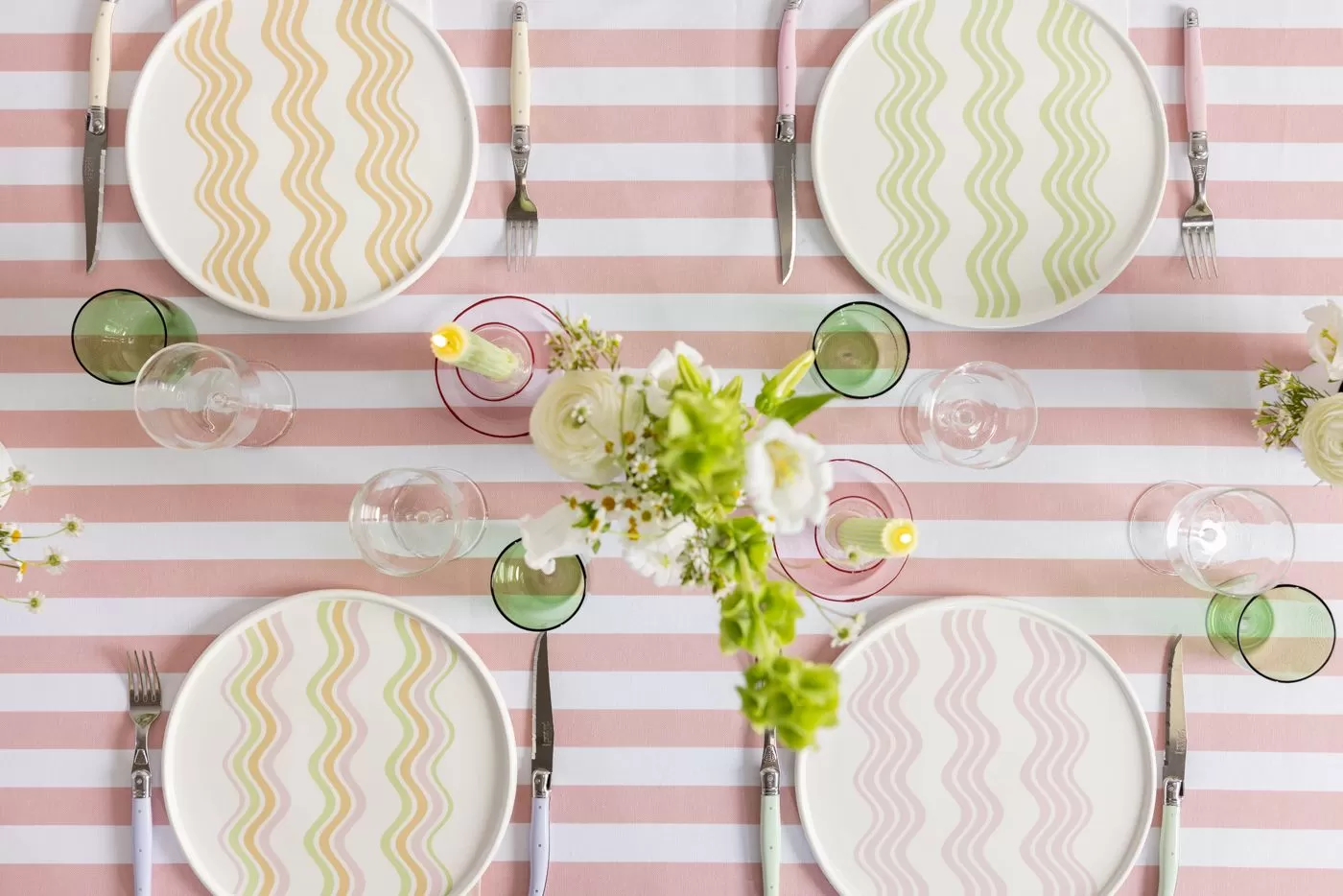 Coterie Studio Wave Pink Plate