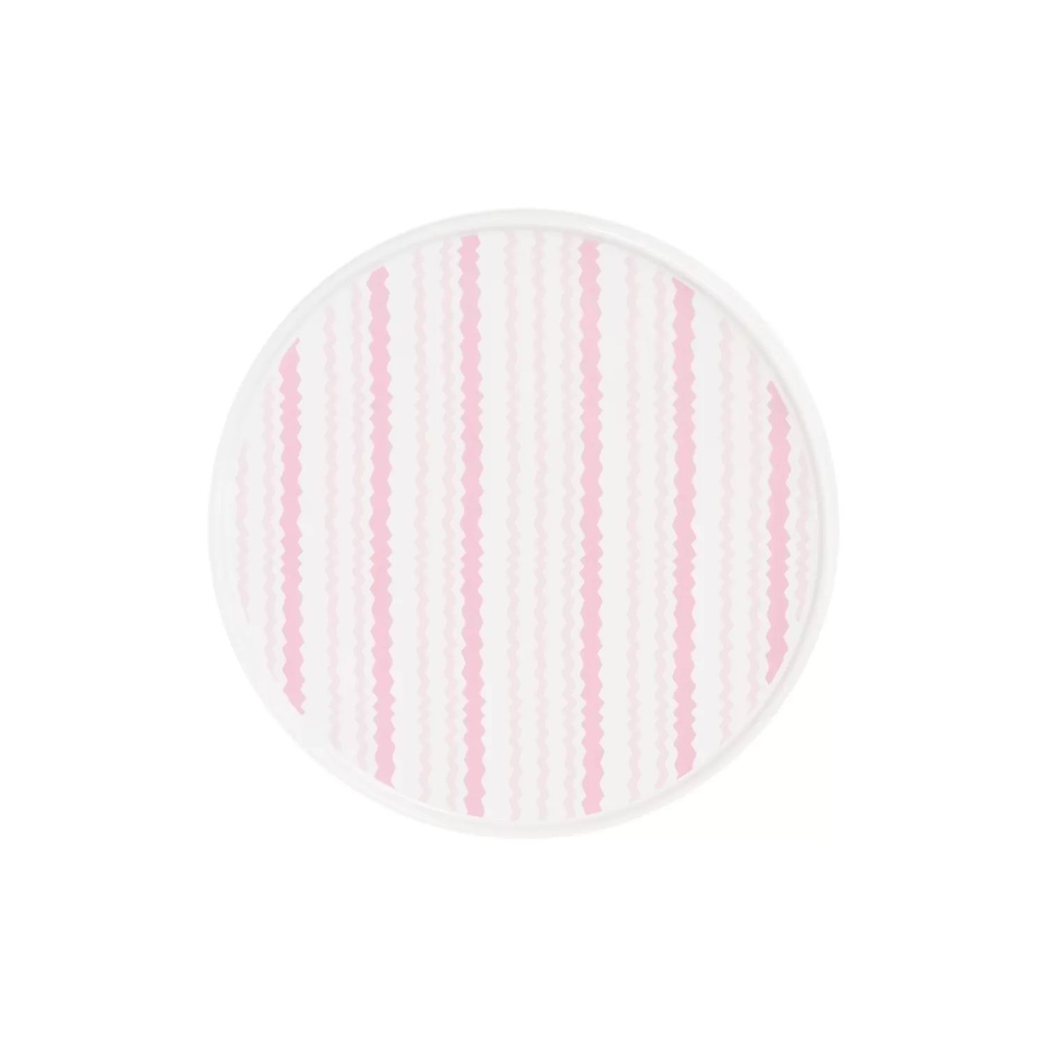 Coterie Studio Zig Zag Plate Pink