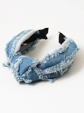 Denim Love Headband