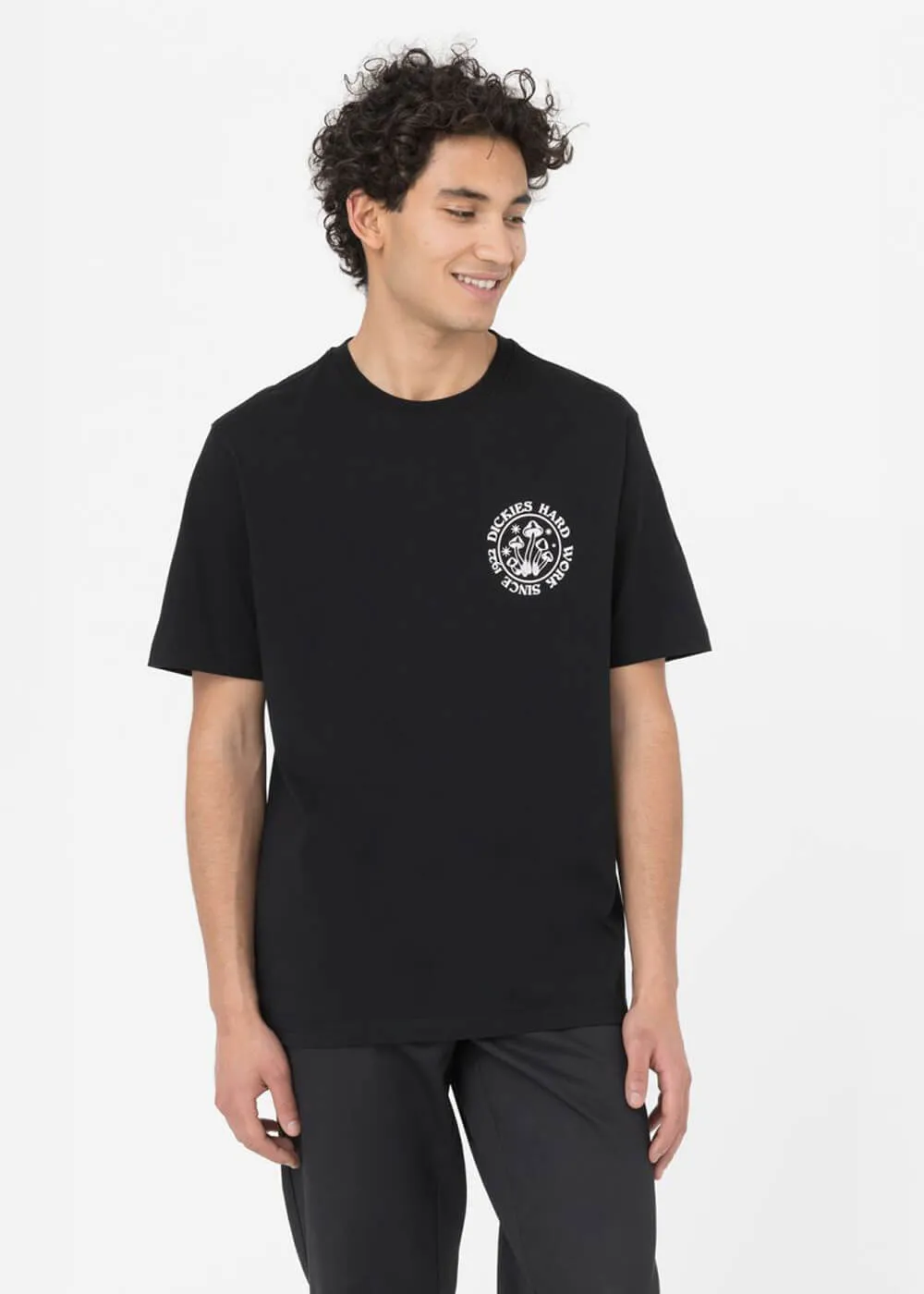 Dickies Men's Bayside Mushroom T-Shirt Black