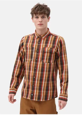 Dickies Men's Glenmora Check Shirt Brown