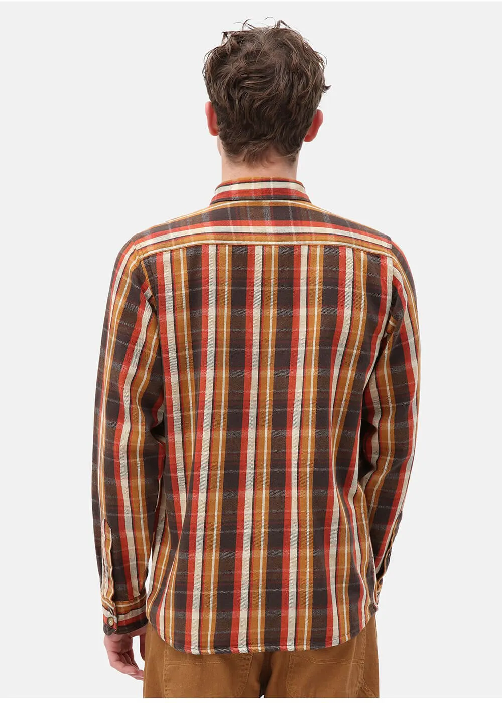 Dickies Men's Glenmora Check Shirt Brown