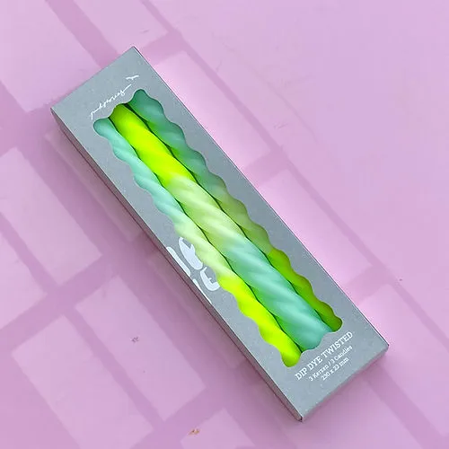 DIP DYE TWIST TAPERS SET