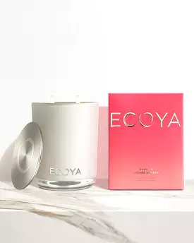 Ecoya Guava & Lychee Sorbet Deluxe Madison Candle 830g