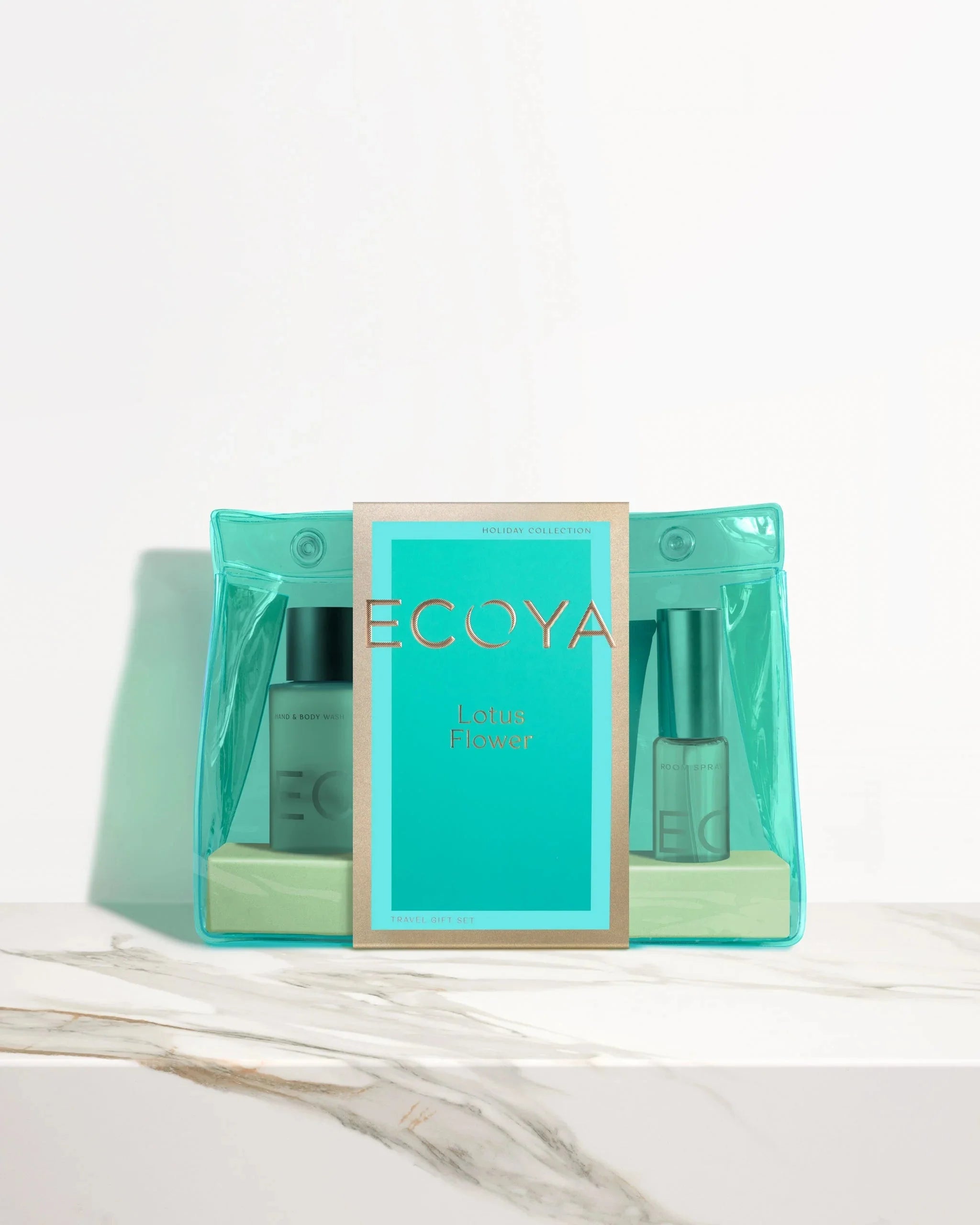 Ecoya Lotus Flower Travel Gift Set