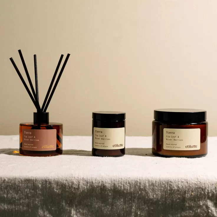 Etikette Yarra Candle and Eco Reed Room Diffuser