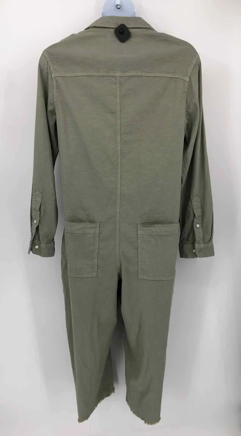 FRANK & EILEEN Lt Green Cotton Blend USA Made! Coveralls Size X-LARGE Jumpsuit