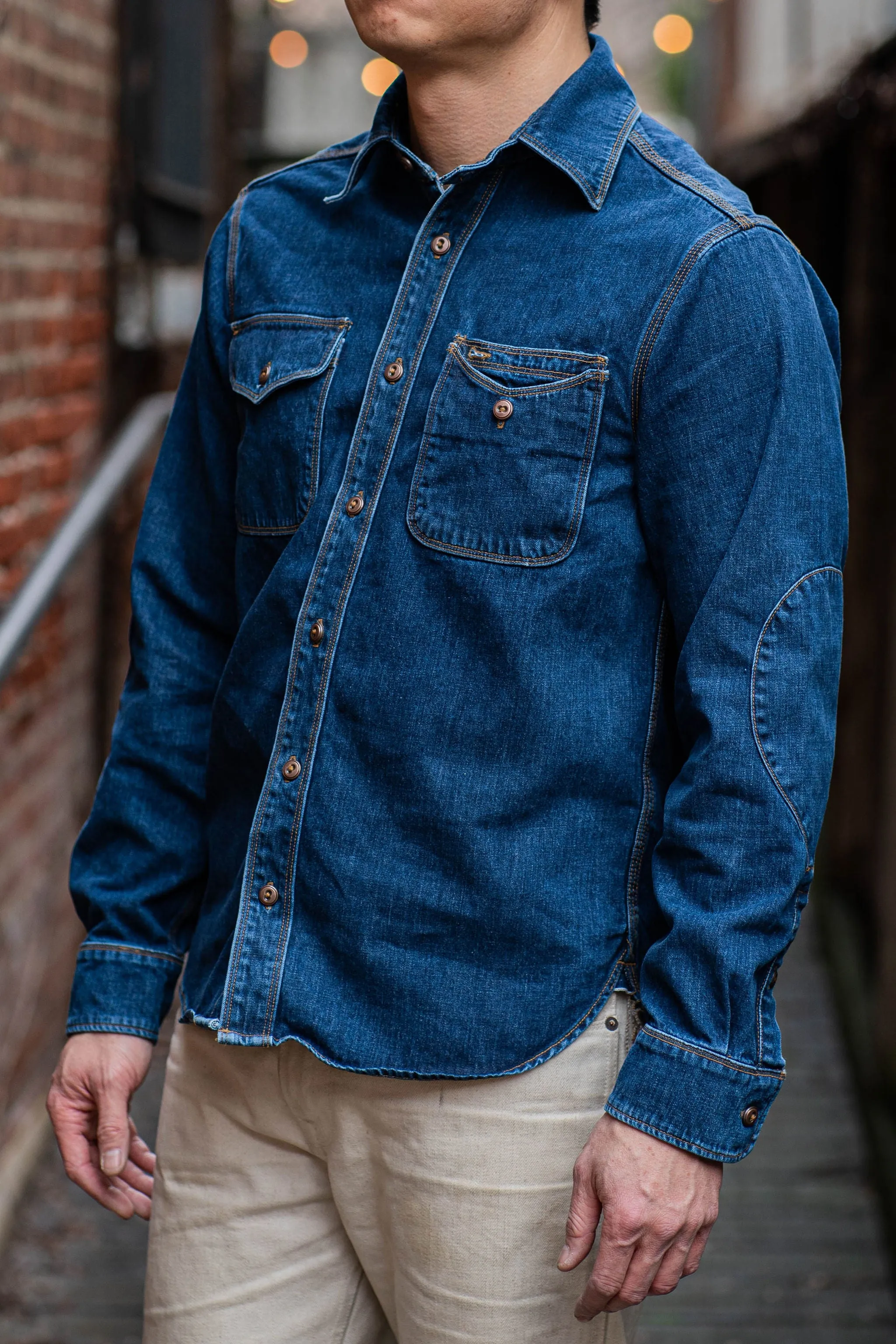 Freenote Cloth Lambert - Stone Washed Denim