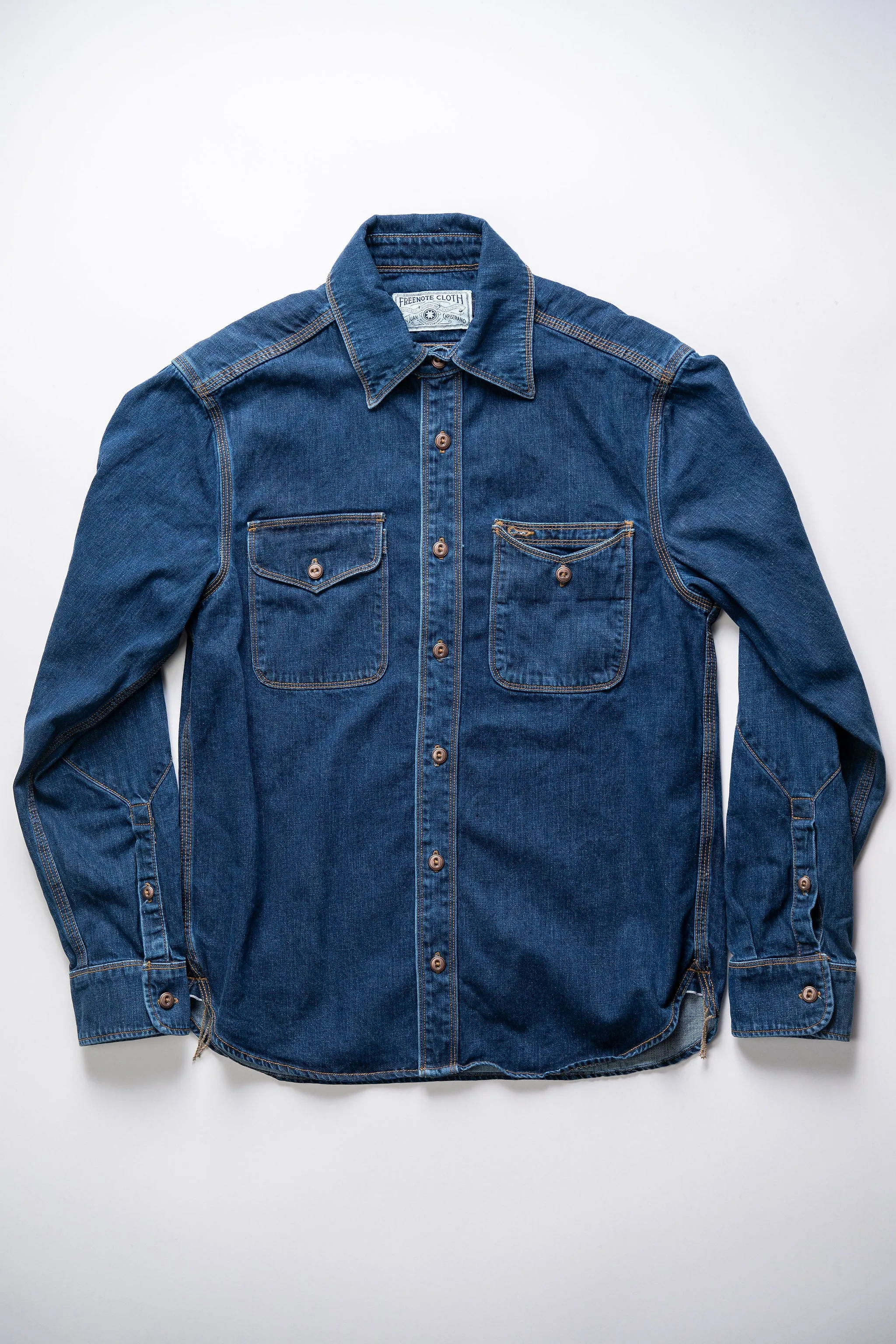 Freenote Cloth Lambert - Stone Washed Denim