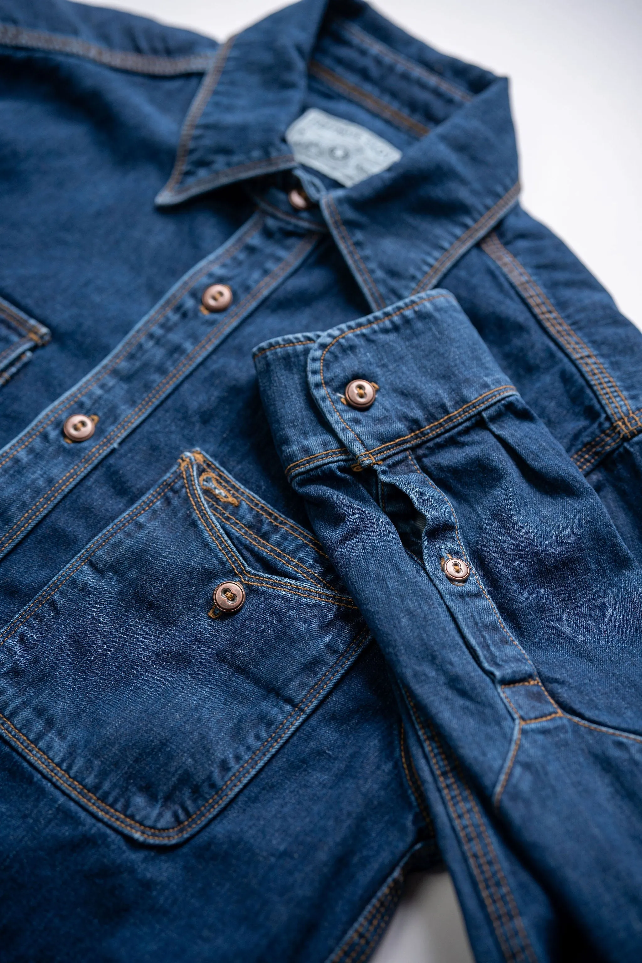 Freenote Cloth Lambert - Stone Washed Denim