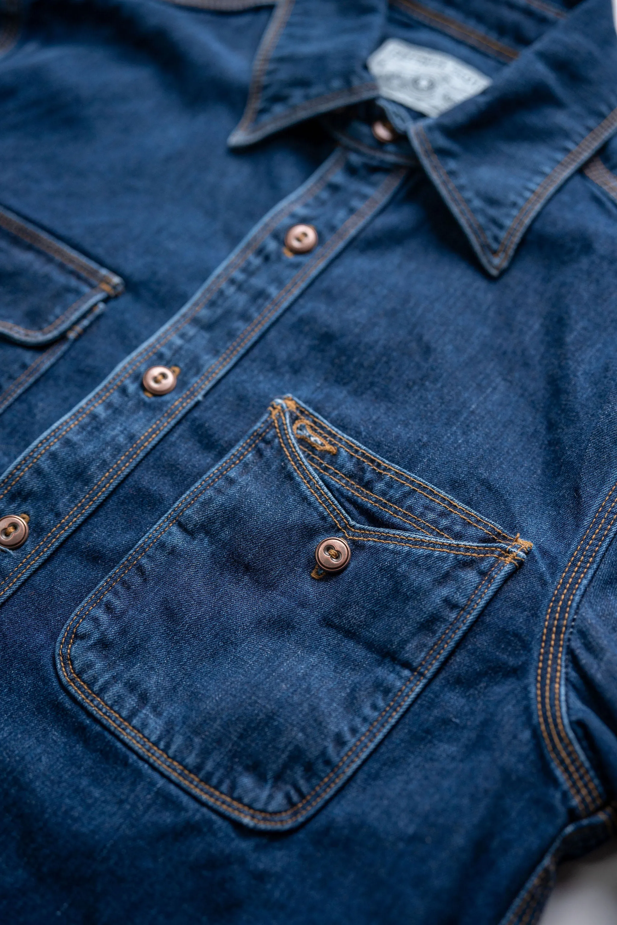 Freenote Cloth Lambert - Stone Washed Denim