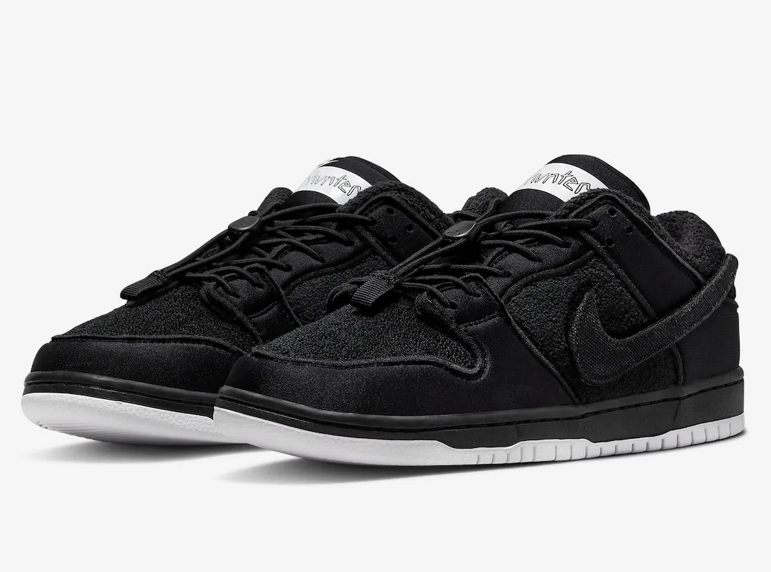 Gnarhunters x Nike SB Dunk Low Black White Shoes DH7756-010