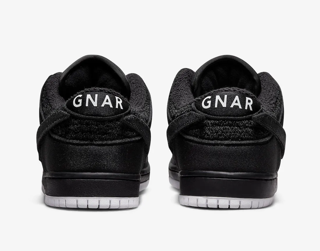 Gnarhunters x Nike SB Dunk Low Black White Shoes DH7756-010